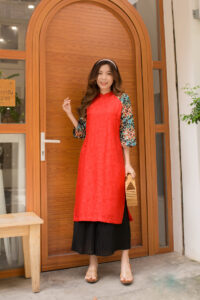 áo dài kết hợp chân váy