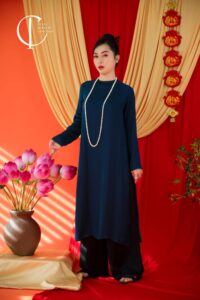 áo dài cách tân nữ dáng xuông